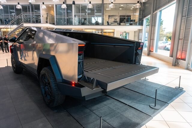 Process of Cybertruck Customization Services at LINE-X Auto Spa