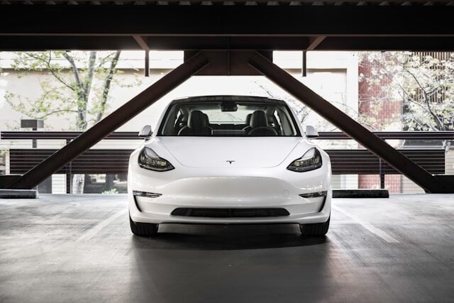 Tesla Window Tinting at Line X Auto Spa